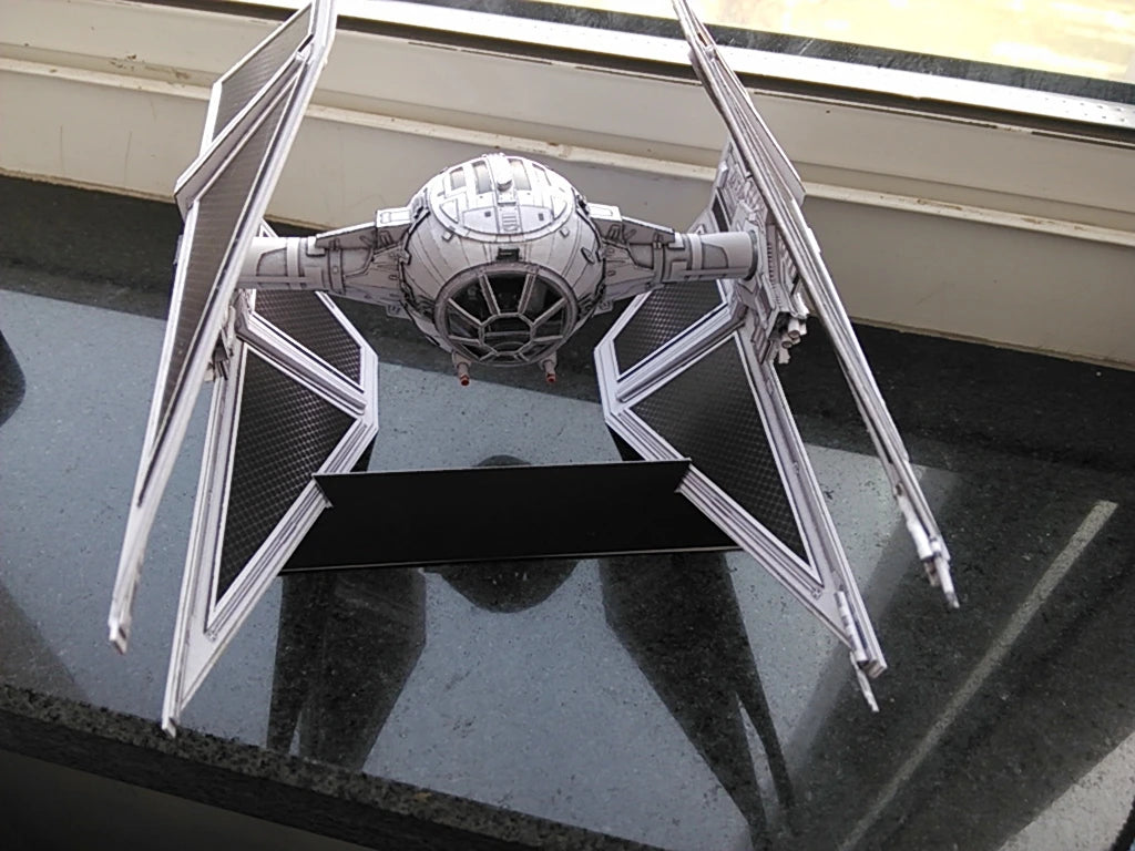 TIE Interceptor DIY Paper Model Kit – Handmade Sci-Fi Papercraft Puzzle Toy