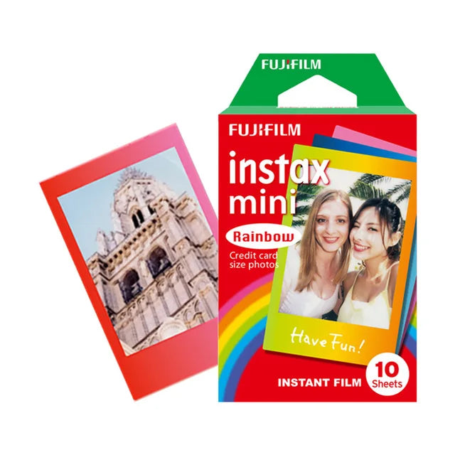 Fujifilm Instax Mini Film – 10/20/50 Sheets Colorful Instant Photo Paper for Mini 11, 9, 8, 7s, 70, 90, SP-2