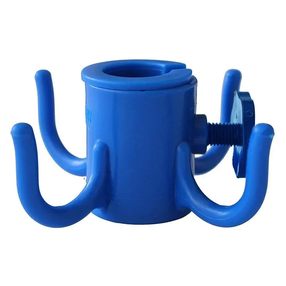 Beach Umbrella Hook – 4-Prong Hanger for Towels, Hats, Bags, Sunglasses & More