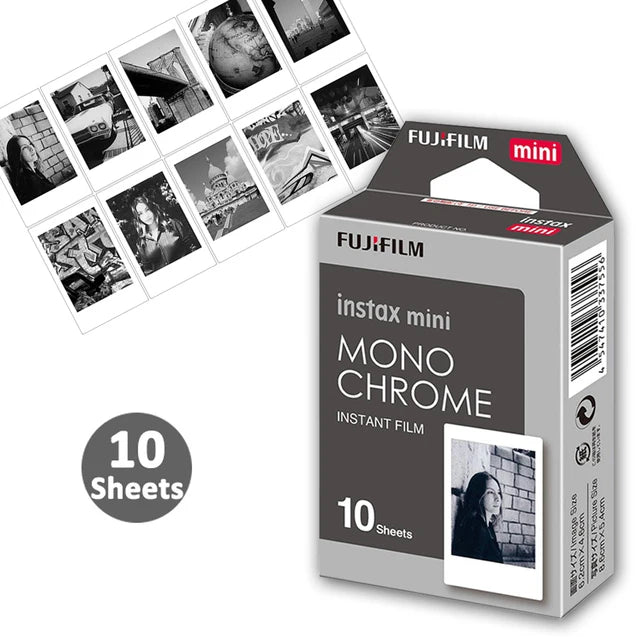 Fujifilm Instax Mini Film – 10/20/50 Sheets Colorful Instant Photo Paper for Mini 11, 9, 8, 7s, 70, 90, SP-2
