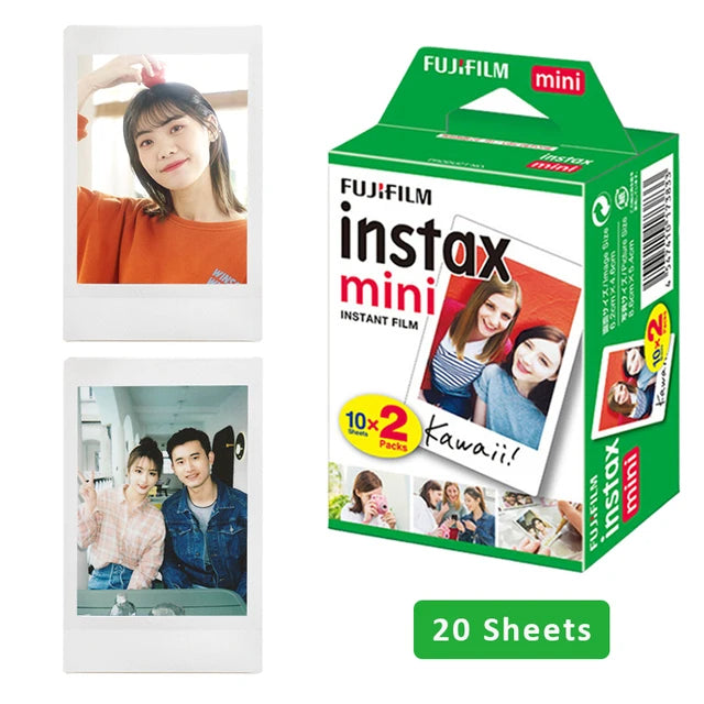 Fujifilm Instax Mini Film – 10/20/50 Sheets Colorful Instant Photo Paper for Mini 11, 9, 8, 7s, 70, 90, SP-2