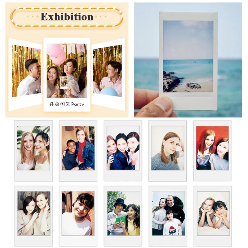 Fujifilm Instax Mini Film – 10/20/50 Sheets Colorful Instant Photo Paper for Mini 11, 9, 8, 7s, 70, 90, SP-2