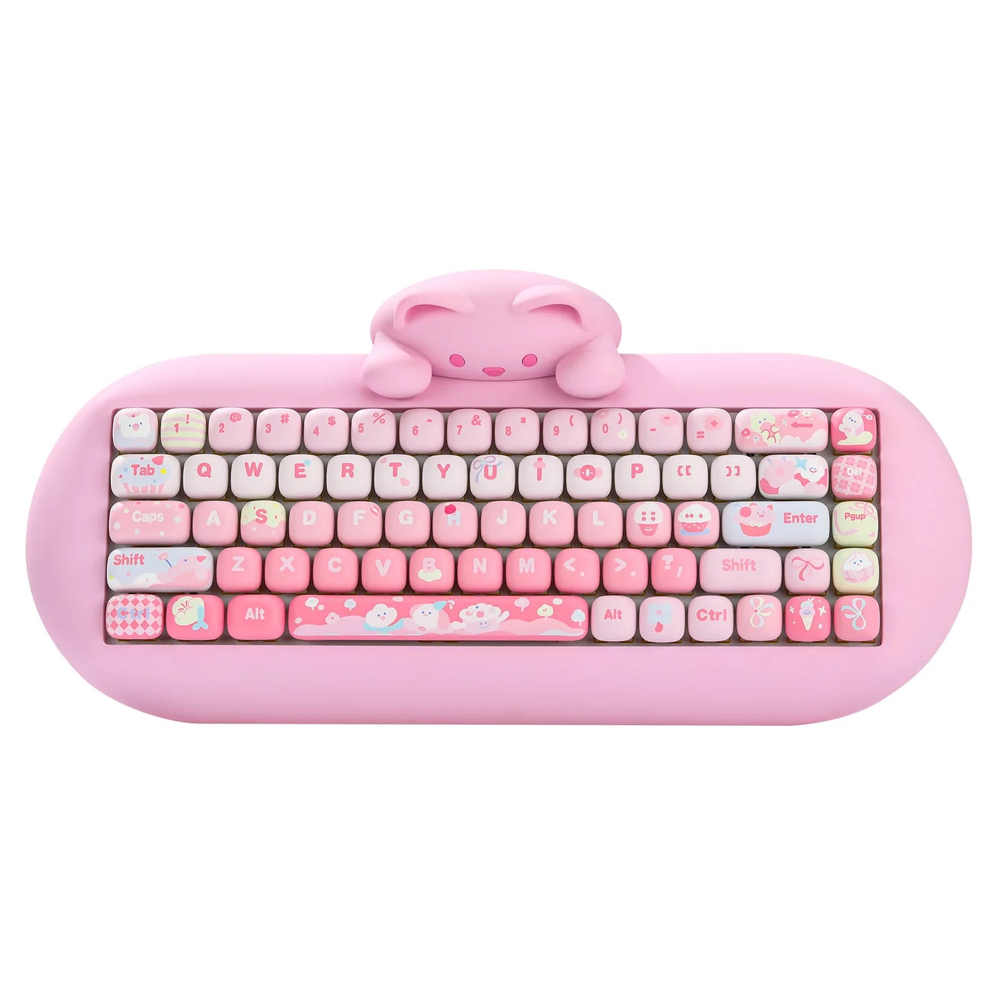 YUNZII Pink Ice Cream Keycaps 138 Key PBT Dye Sub