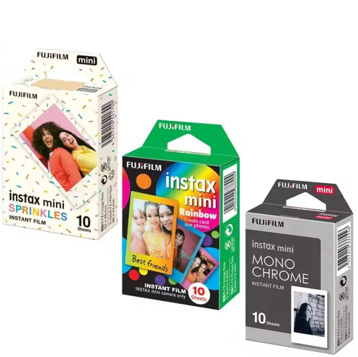 Fujifilm Instax Mini Film – 10/20/50 Sheets Colorful Instant Photo Paper for Mini 11, 9, 8, 7s, 70, 90, SP-2
