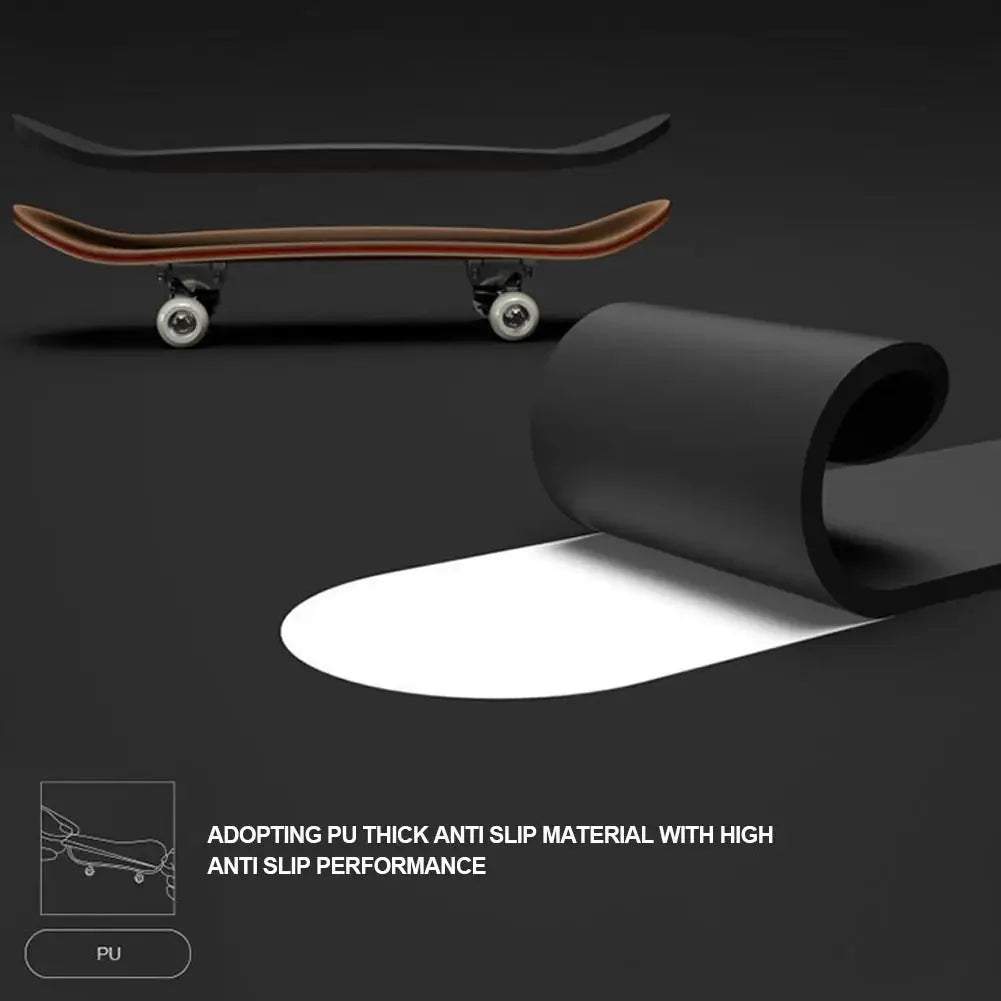 Wooden Mini Fingerboard Scooter – Professional Skateboard Toy for BJD/Labubu Dolls (15–17cm)
