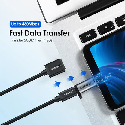 UGREEN Micro USB to USB-C Adapter – Type-C Converter for Charging & Data Transfer