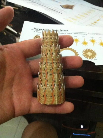 Sagrada Familia Paper Model Kit – DIY 3D Handcraft Puzzle Toy for Adults