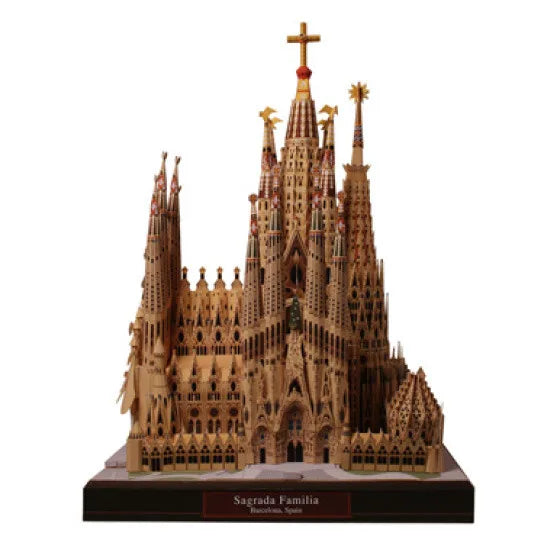 Sagrada Familia Paper Model Kit – DIY 3D Handcraft Puzzle Toy for Adults