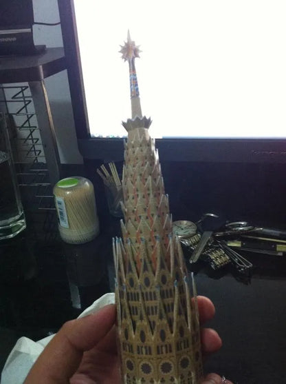 Sagrada Familia Paper Model Kit – DIY 3D Handcraft Puzzle Toy for Adults