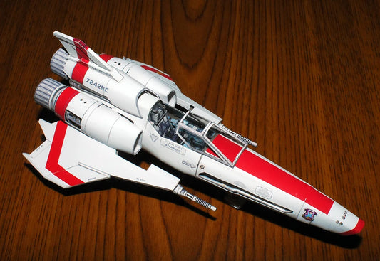 Battlestar Galactica Viper Mark II DIY Handcraft Paper Model Kit – Sci-Fi Starfighter Puzzle Toy