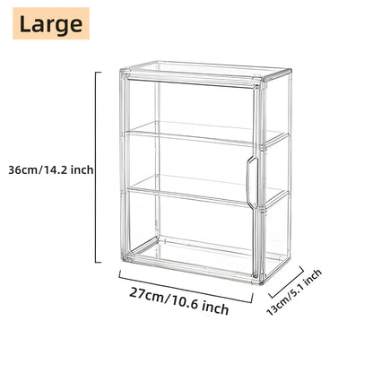 Blind Box Display Case – Transparent Acrylic Storage Organizer for Dolls, Figures & Collectibles