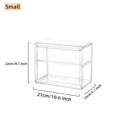 Blind Box Display Case – Transparent Acrylic Storage Organizer for Dolls, Figures & Collectibles