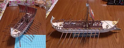Jason and the Argonauts Argo Ship DIY Paper Model Kit – Greek Mythology Handmade Puzzle
