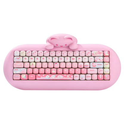YUNZII Pink Ice Cream Keycaps  138 Key PBT Dye Sub