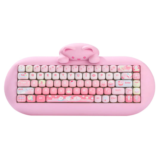 YUNZII Pink Ice Cream Keycaps  138 Key PBT Dye Sub
