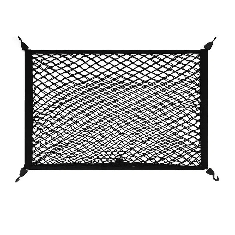 Universal Truck Bed Cargo Net – Elastic Polyester Tailgate Organizer 80×60cm