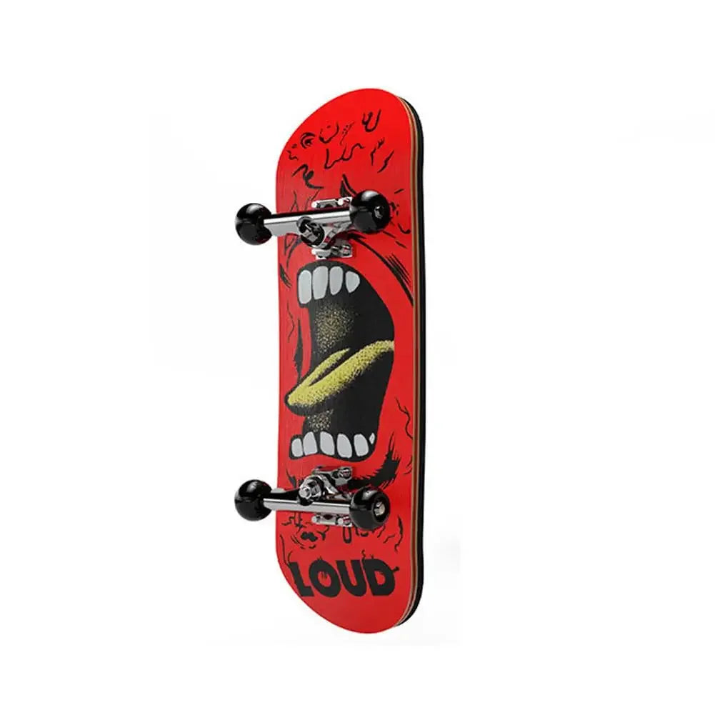 Wooden Mini Fingerboard Scooter – Professional Skateboard Toy for BJD/Labubu Dolls (15–17cm)