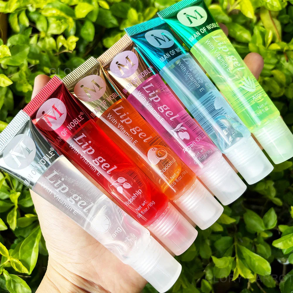 6Pcs Fruity Lip Gloss Set – Hydrating, Moisturizing & Glossy Clear Lip Gel for Shiny, Juicy Lips