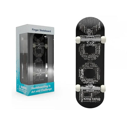 Wooden Mini Fingerboard Scooter – Professional Skateboard Toy for BJD/Labubu Dolls (15–17cm)
