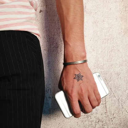 Men’s Vintage Cuff Bangle – Antique Silver Stainless Steel Solid Bracelet