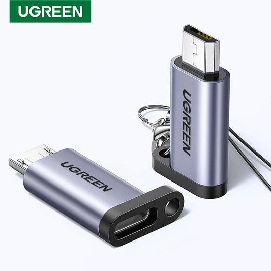UGREEN Micro USB to USB-C Adapter – Type-C Converter for Charging & Data Transfer